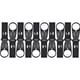 thumbnail image 3 of Gancho de hebilla, correas de nailon portátiles, soporte para botella de agua, Clip negro, 10 Uds., 3 of 5