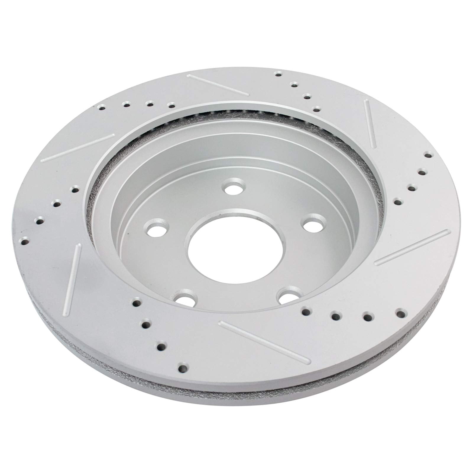 TRQ Front Performance Brake Rotors Set Premium G-Coated Fits Select 2007-2009 Chrysler Aspen 2004-2009 Dodge Durango 2002-2010 Ram 1500 2011-2018 Ram 1500 2019-2022 1500 Classic