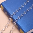 thumbnail image 4 of Glass Crystal Garland Chandelier Octagon Beads Chain for Hanging Home Decor, 4 of 6