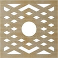 thumbnail image 4 of 32"OD x 8 1/4"ID x 3/8"T Chevron Wood Fretwork Pierced Ceiling Medallion, Hickory, 4 of 16