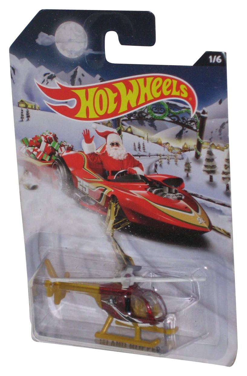 Hot Wheels Island Hopper (2015) Holiday Special Red Toy Helicopter 1/6