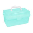 thumbnail image 2 of Caja de almacenamiento de herramientas Macarena para uñas doble capa, 2 of 8