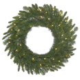 thumbnail image 1 of Vickerman A154337LED Couronne Verte en Épicéa de 36 Po avec 100 LED Blanc Chaud, 1 of 1