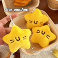 thumbnail image 4 of Christmas Star Plush Keychain Chirping Stuffed Doll Pendant Car K A2, 4 of 5