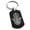 Black, variant on Stainless Steel Evil Eye Hamsa Hand of Fatima Engraved Dog Tag Keychain Keyring