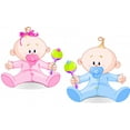 thumbnail image 2 of Sweet Twins Wall Mural by Wallmonkeys Peel and Stick Graphic (48 in W x 28 in H) WM248029, 2 of 4