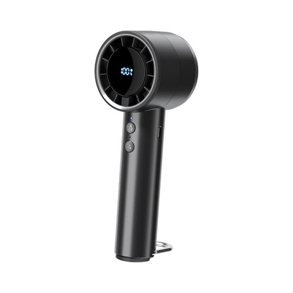 Portable Fan Rechargeable - High Speed(15000RPM) Turbo Handheld Fans with Digital Display - Cooling USB Battery Powered Fan - Gifts for Men, Women, Travel, Home, Office, Camping Essentials