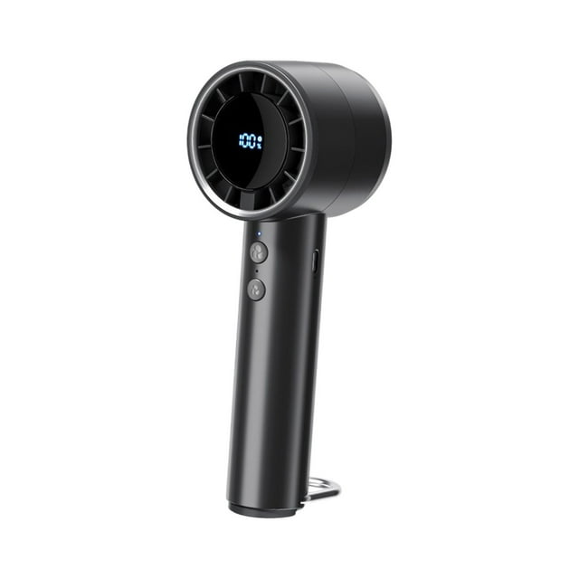 Ohufall USB Rechargeable Handheld Fan With RGB Light Portable Multi Speed Personal Cooling Fan For Travel