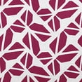 thumbnail image 2 of 18" x 18" Simply Daisy Kaleidoscope Graffiti Polyester Accent Pillow, Plum Qty 1, 2 of 6