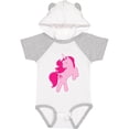 thumbnail image 3 of Inktastic Pink unicorn Girls Baby Bodysuit, 3 of 5