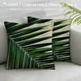 thumbnail image 3 of ARISTURING  Green Leaf Plants Throw Pillow Covers Summer Tropical Style  Cushion Cover Cases Leaves Decorative Square Case for Bed Sofa Car, 3 of 5