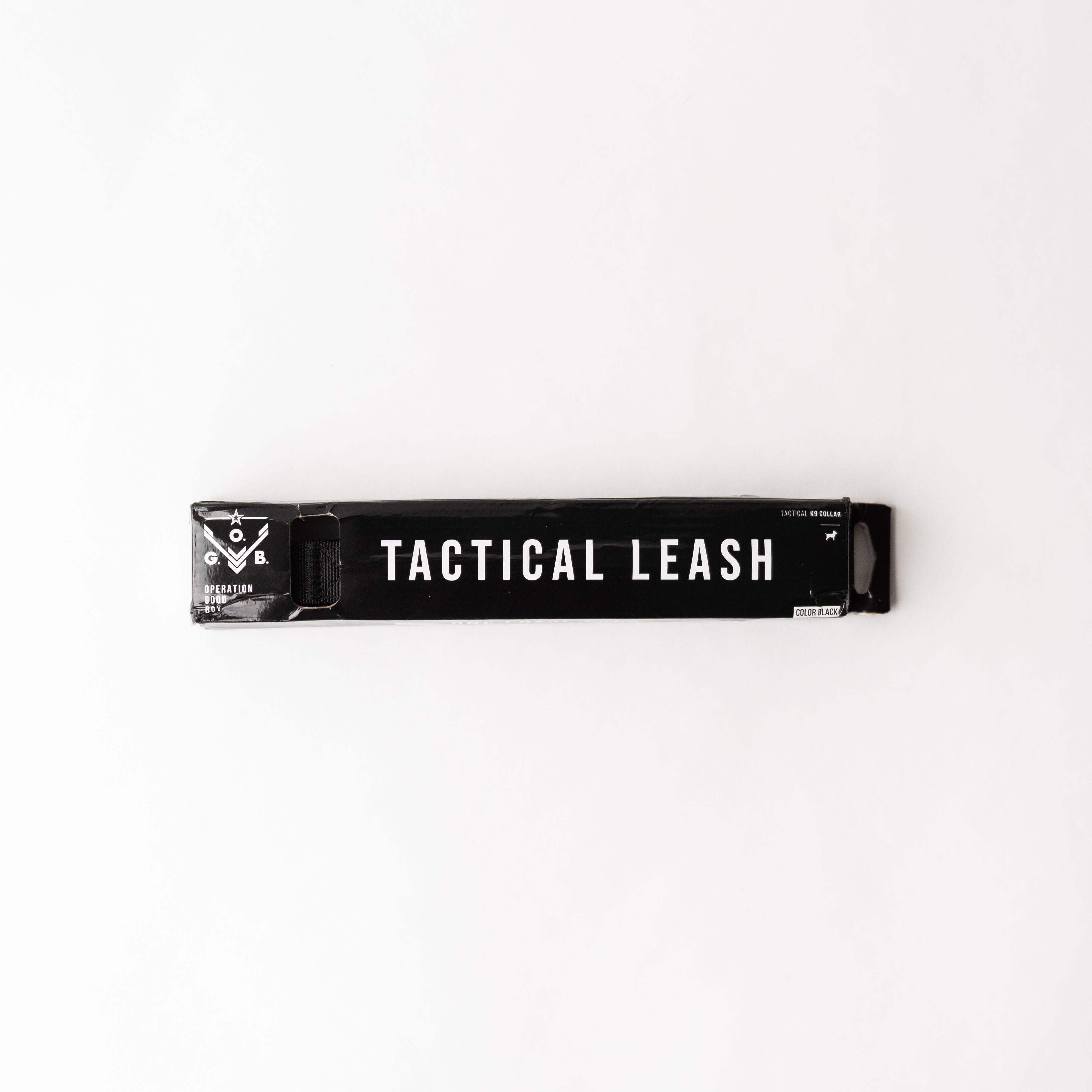 Operation Good Boy Tactical Dog Leash for Large and Medium Dogs, Nylon, Black