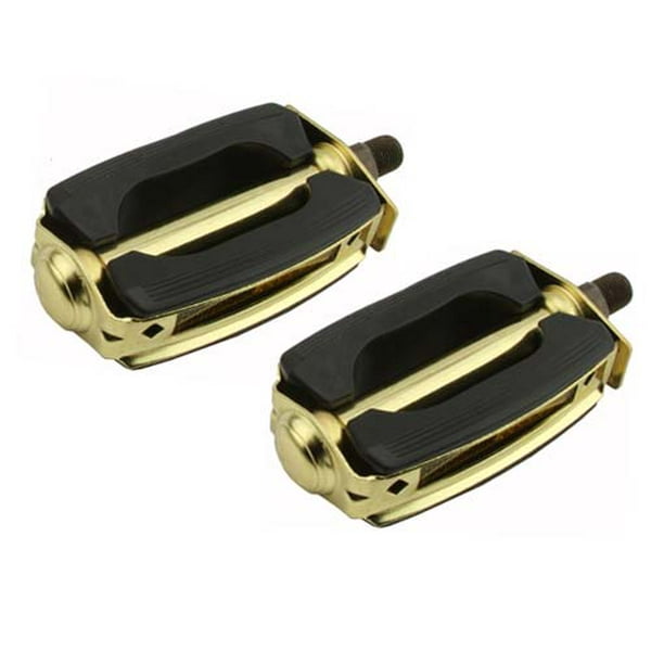 krate Pedals 1/2 Black/Gold. Bike pedals, bicycle pedal, for lowrider
