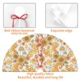 thumbnail image 4 of Sikiie Groovy Hippie Flower Mushrooms 30-48 inches {designName} Print Christmas Tree Skirt Snowman Xmas Tree Skirt with Edge Christmas Decorations for Holiday Party36", 4 of 7