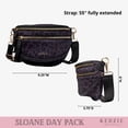 thumbnail image 6 of Kedzie Women's Day Pack Neoprene Crossbody Bag with Adjustable Strap, Wild Card, 6 of 7