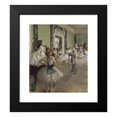 thumbnail image 2 of Edgar Degas 20x22 Black Modern Framed Museum Art Print Titled - The Ballet Class, 2 of 5