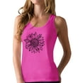 thumbnail image 1 of Sunflower Shirt for Women Cute Graphic Tee Girls Summer Racerback Tank Top XX-Large Berry, 1 of 5