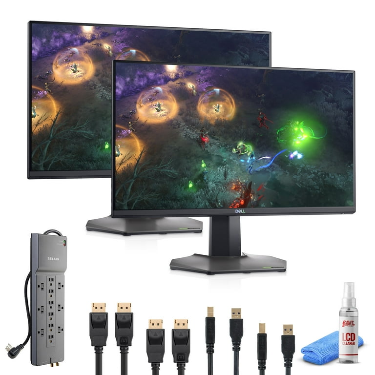2-Pack Dell 240Hz Gaming Monitor 24.5 Inch Full HD Monitor with