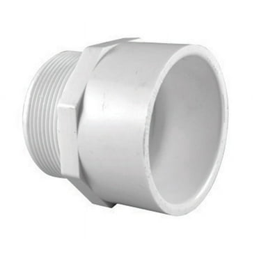 Charlotte Pipe Reducing Schedule 40 3 in. S x 3 in. M.I.P. PVC Adapter