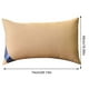 thumbnail image 3 of Núcleo de almohada de terciopelo de plumón de grado hotel | Almohada suave y de soporte para personas que duermen boca abajo y de espalda | Tejido de algodón, blanco/azul/gris/caqui | 48x74cm | 750, 3 of 9