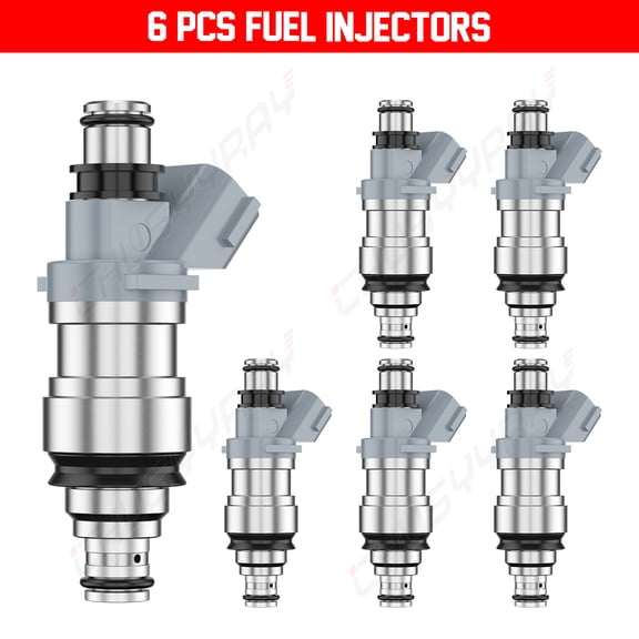 NEW Fuel Injectors Set (6) 23250-62030 FOR 1995-1998 Toyota T100 3.4L V6
