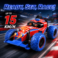 thumbnail image 5 of JoyStone Remote Control Car for Kids, RC Truck 2.4GHz Off-Road Monster Truck with LED Lights, 2 Batteries, RC Toy Car for Boys Girls, 5 of 11