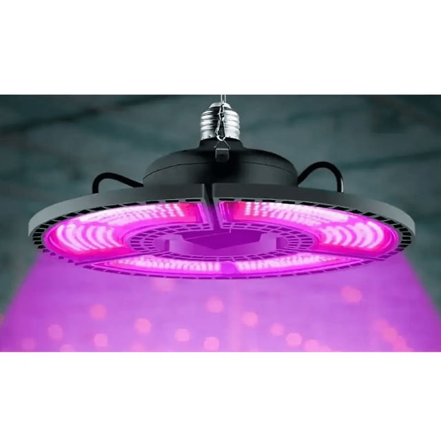 Luz de cultivo LED de espectro completo, comodidad silenciosa con luminosidad superbrillante para plantas de interior, construcción de aleación de aluminio de larga vida útil, grado de