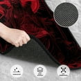 thumbnail image 3 of Disketp Red Gothic Skeleton Throne for Crystal Velvet Car Mats Four-Piece Set,All-Season Automotive Protection, Vehicles, Cars, Trucks, and SUVs,Anti-Slip Design, 3 of 7