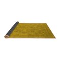 thumbnail image 2 of Ahgly Company Indoor Square Oriental Yellow Industrial Area Rugs, 6' Square, 2 of 4
