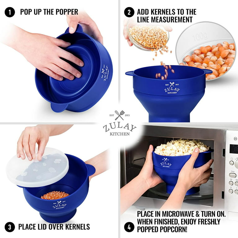 FuhlSpeed KPB-27 Popcorn Ball Microwavable Popcorn Maker/Mixer