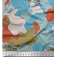 thumbnail image 1 of Soimoi Poly Georgette Fabric Multicolor Camouflage Print Sewing Fabric Yard 42 Inch Wide, 1 of 3