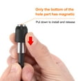 thumbnail image 5 of Uxcell Magnetic Extension Chuck Adapter 4" 1/4 Inch Hex Shank Quick Release Socket Screwdriver Bit Holder, Black, 5 of 6