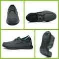 thumbnail image 2 of OrthoComfoot Mens Lace up Shoes, Casual Canvas Loafers with Arch Support, Comfortable Deck Shoe for Extra Cushioning and Pain Relief, 2 of 6