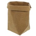 thumbnail image 1 of Raindrops Washable Paper Tote Kraft Paper Bag Light Brown Simple Storage 1Pack, 1 of 6