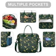 thumbnail image 2 of Insulated Lunch Bag Women, Leakproof Large Lunch Box, Reusable Lunch Cooler Bag with Adjustable Strap, Lunch Tote Bag for Work Women,Avocado Pattern Lunch Tote Bags Gifts for Woman, Mom, 2 of 6
