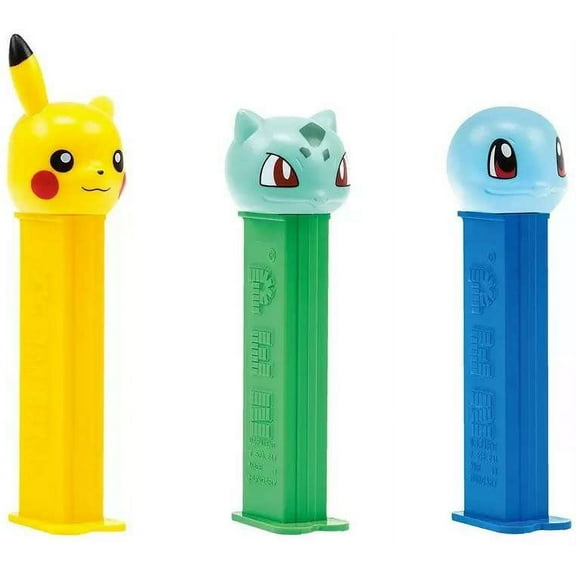 PEZ Pokemon PEZ Candy Dispenser with a 2 Pack Flavored Candy Rolls