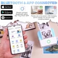 thumbnail image 4 of Thermal Mini Printer, Portable Inkless Sticker Maker, Bluetooth Printer for Phone, Wireless Label Printer with Tape, Free Cut Small Pocket Printer for Notes&Children DIY, Compatible with iOS&Android, 4 of 10