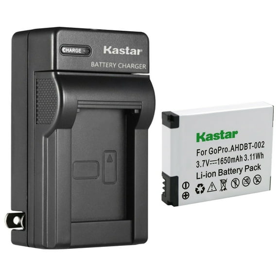 Kastar 1-Pack Battery and AC Wall Charger Replacement for Gopro HD Motorsports HERO, Gopro HD Surf HERO, Gopro HD HERO Naked, GoPro Hero HD 1080p Digital Camera, Gopro HD HERO 960 Sport Action Camera