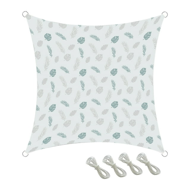 Toldo de vela resistente a los rayos UV, refugio para plantas de jardín, 6,5 x 6,5 pies, cubierta de