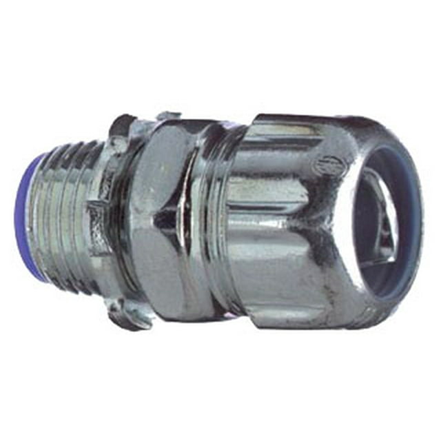 Thomas & Betts 5331 3/8 in. Insulated Liquid Tight Flexible Metal Conduit Connector, Straight