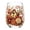 Multicolor93, variant on Tuvgenk Fall Embroidery Print Stemless Wine Glass with Pumpkin and Wheelbarrow Design Transparent Drinking Cup for Thanksgiving Decor
