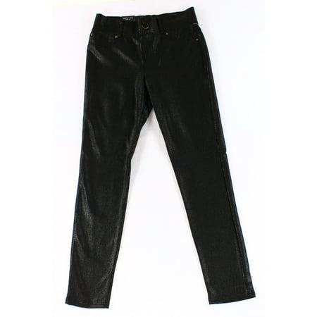 INC NEW Black Women's Size 4X28 Coated Stretch Skinny Regular Fit Pants