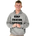 thumbnail image 5 of Dad Bump Creation Baby Announcement Hoodie Hooded Sweatshirt Men Brisco Brands L, 5 of 6