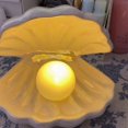 thumbnail image 3 of Shell Pearl Light Ornament Collectible Table Centerpiece Home Decorwhite T, 3 of 5