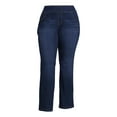 thumbnail image 3 of The Pioneer Woman Pull On Embroidered Bootcut Jeans, 32” Inseam, Sizes XS-3X, Women's and Women's Plus, 3 of 6