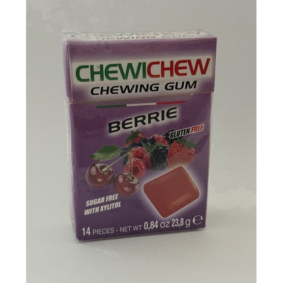 Chewichew Chewing Gum berrie Flavor 14 Pieces 10 Count 23.8 Gram