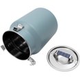 thumbnail image 6 of Rice Storage Container, Stainless Steel Airtight Canister 3.2Gal Canisters Container with Lids Locking Clamp, 12L Bucket Food Storage Containers Airtight for Rice Flour Grain Coffee Bean (Blue), 6 of 9