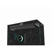Lian Li Hydroshift II 360 Liquid CPU Cooler - Flexible Slide-Tube Clamp Coolant Pathway - 2.1 IPS LCD Screen - 3 Control Mode - Fits Most PC Fans - LGA 1851/1700, AMD AM5/AM4 - Black (HS2LCD36B)