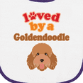 thumbnail image 3 of Inktastic Goldendoodle Dog Quote Baby Terry Cloth Bib, 3 of 3