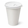 thumbnail image 3 of VeZee Disposable Plastic Flat Tear-Back with pinhole design Lids for White Hot Cup suitable for hot cups sized 10Oz, 12 Oz & 16 Oz |4000CT, 3 of 6